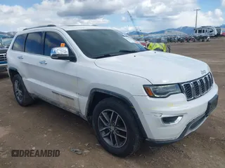 2017 Jeep Grand Cherokee Limited with VIN 1C4RJEBG6HC765753, listed as a IAAI auction lot 41972593 with 103,551 mi miles and . Bid and sale history available at DreamBid. Image 1.