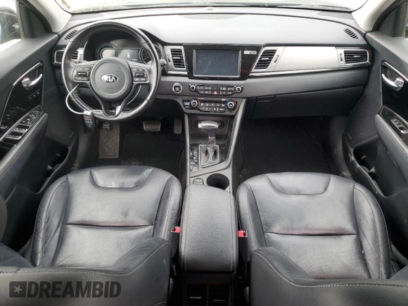 2017 Kia Niro Touring with VIN KNDCE3LC7H5055145, listed as a Copart auction lot 45996494 with 90,695 mi miles and Salvage Title. Bid and sale history available at DreamBid. Image 8.