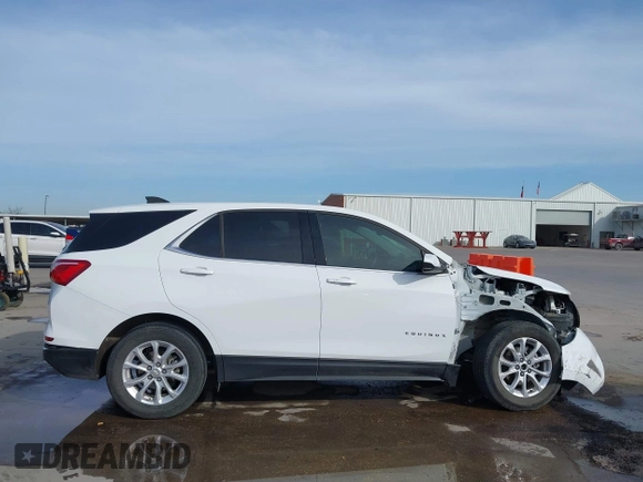 2020 Chevrolet Equinox LT with VIN 3GNAXKEV1LS695819, listed as a IAAI auction lot 41860240 with 57,214 mi miles. Bid and sale history available at carsss.com. Image 14.