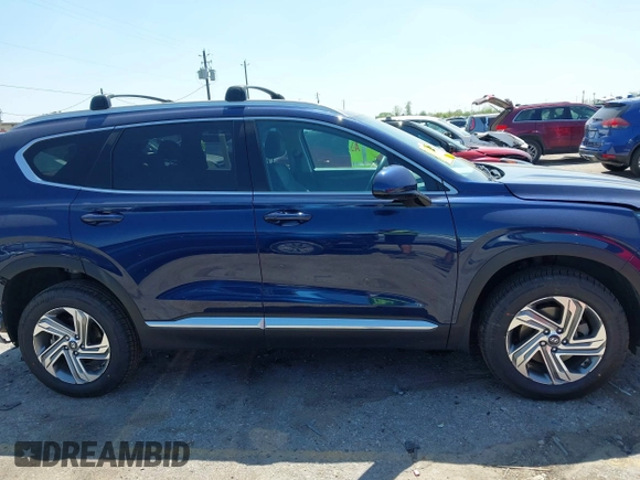 2022 Hyundai Santa Fe SEL with VIN 5NMS2DAJ8NH410618, listed as a IAAI auction lot 41853548 with 58,483 mi miles. Bid and sale history available at carsss.com. Image 14.