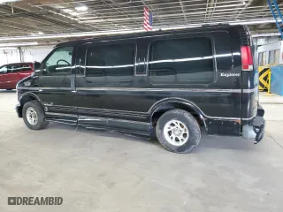 2001 Chevrolet Express Cargo Van YF7 Upfitter with VIN 1GBFG15R011219236, listed as a Copart auction lot 53310835 with 0 mi miles and Clean Title. Bid and sale history available at carsss.com. Image 2.