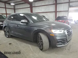 2018 Audi SQ5 Prestige with VIN WA1C4AFY6J2126545, listed as a Copart auction lot 62265185 with 78,396 mi miles and Salvage title. Bid and sale history available at DreamBid. Image 4.