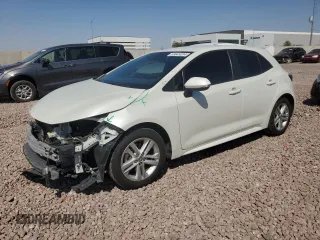 2019 Toyota Corolla Hatchback SE with VIN JTNK4RBE4K3027841, listed as a Copart auction lot 69649204 with 72,490 mi miles and Salvage Title. Bid and sale history available at carsss.com. Image 1.