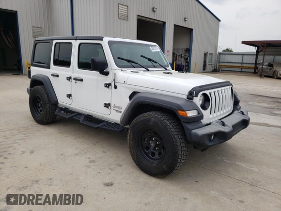 2018 Jeep Wrangler Unlimited Sport S z VIN 1C4HJXDG3JW319844, wystawiony jako Copart lot #48814314 z przebiegiem 33 849 mil mil oraz Szkoda całkowita • Salvage title. Historia ofert i sprzedaży dostępna na DreamBid. Obrazek 4.