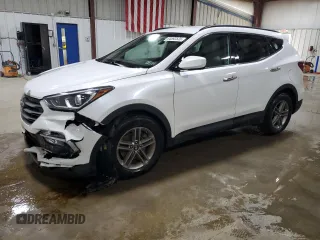 2017 Hyundai Santa Fe 2.4L with VIN 5NMZUDLB2HH005387, listed as a Copart auction lot 64592535 with 82,742 mi miles and Salvage title. Bid and sale history available at DreamBid. Image 1.