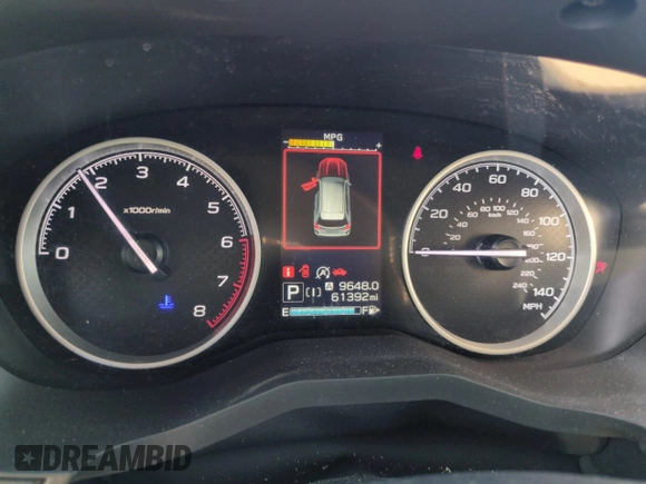 2019 Subaru Forester Premium with VIN JF2SKAGC3KH590936, listed as a Copart auction lot 56383735 with 61,392 mi miles and Salvage title. Bid and sale history available at DreamBid. Image 9.