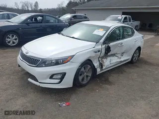 2015 Kia Optima Hybrid with VIN KNAGM4AD7F5086217, listed as a IAAI auction lot 41811147 with NaN miles. Bid and sale history available at carsss.com. Image 19.