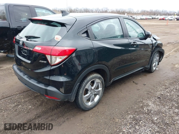 2021 Honda HR-V LX with VIN 3CZRU6H30MM711305, listed as a IAAI auction lot 41698738 with 38,466 mi miles. Bid and sale history available at carsss.com. Image 4.