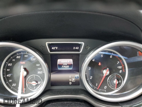 2017 Mercedes-Benz GLS 450 with VIN 4JGDF6EE9HA979557, listed as a Copart auction lot 49024464 with 77,020 mi miles and . Bid and sale history available at DreamBid. Image 9.