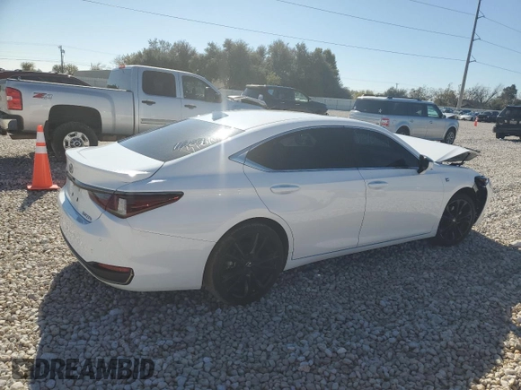 2023 Lexus ES with VIN 58ABA1C11PU030146, listed as a Copart auction lot 83371624 with 0 mi miles and Salvage Title. Bid and sale history available at carsss.com. Image 3.