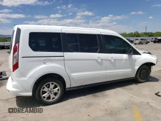 2015 Ford Transit Connect XLT with VIN NM0GE9F78F1198030, listed as a Copart auction lot 55994265 with 187,440 mi miles and Salvage title. Bid and sale history available at DreamBid. Image 3.