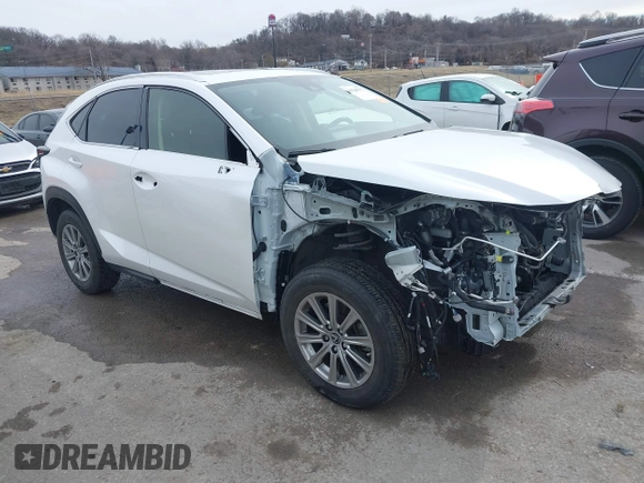 2021 Lexus NX with VIN JTJDARDZ9M5027019, listed as a IAAI auction lot 41549577 with 24,540 mi miles. Bid and sale history available at carsss.com. Image 1.