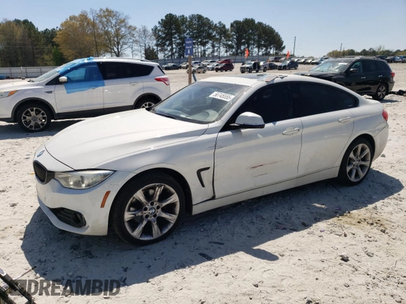 2015 BMW 4 Series 428i xDrive with VIN WBA4A7C50FD415218, listed as a Copart auction lot 50745555 with 139,343 mi miles and Salvage title. Bid and sale history available at DreamBid. Image 1.