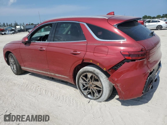 2022 Genesis GV70 2.5T with VIN KMUMADTB1NU067187, listed as a Copart auction lot 58198425 with 19,019 mi miles and Salvage title. Bid and sale history available at DreamBid. Image 2.