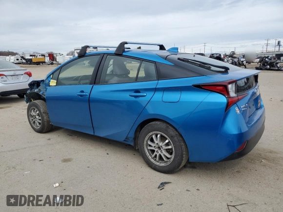 2020 Toyota Prius LE with VIN JTDL9RFU4L3020885, listed as a Copart auction lot 46691465 with 75,913 mi miles and Salvage title. Bid and sale history available at DreamBid. Image 2.