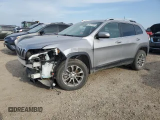 2020 Jeep Cherokee Latitude Plus with VIN 1C4PJMLB1LD555696, listed as a Copart auction lot 46726665 with 110,976 mi miles and Salvage Title. Bid and sale history available at carsss.com. Image 1.