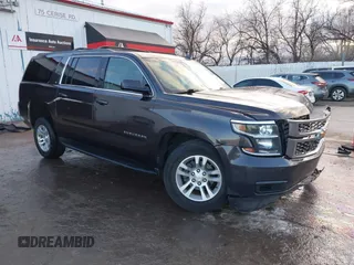 2018 Chevrolet Suburban LT with VIN 1GNSKHKC1JR200673, listed as a IAAI auction lot 41204685 with 151,508 mi miles. Bid and sale history available at carsss.com. Image 1.