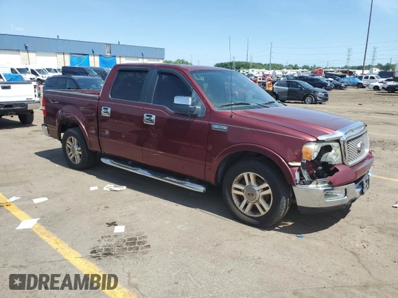 2005 Ford F-150 XLT with VIN 1FTPW12505FB22051, listed as a Copart auction lot 84535874 with 143,574 mi miles and Clean Title. Bid and sale history available at carsss.com. Image 4.