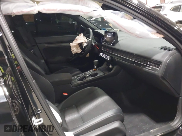 2025 Honda Civic Sport with VIN 2HGFE2F57SH537118, listed as a IAAI auction lot 41853084 with 16,684 mi miles and . Bid and sale history available at DreamBid. Image 5.