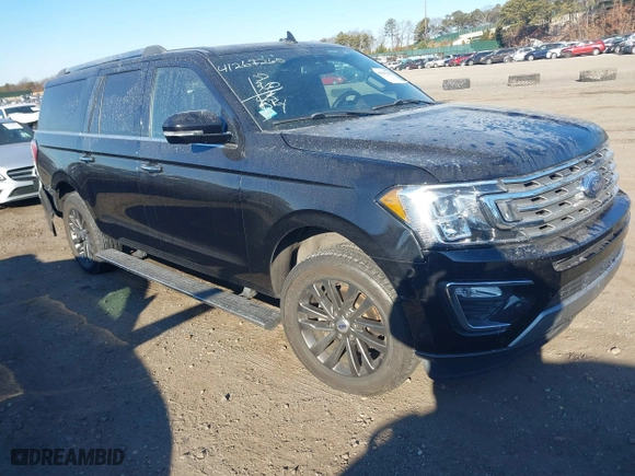 2021 Ford Expedition Max Limited with VIN 1FMJK1KT3MEA07590, listed as a IAAI auction lot 41267260 with 81,641 mi miles. Bid and sale history available at carsss.com. Image 1.
