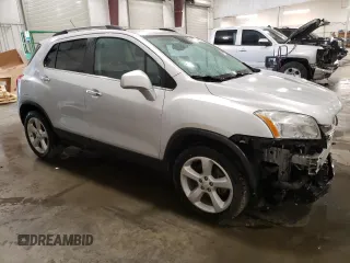 2015 Chevrolet Trax LTZ with VIN 3GNCJTSBXFL214720, listed as a Copart auction lot 48519435 with 95,291 mi miles and Salvage Title. Bid and sale history available at carsss.com. Image 4.