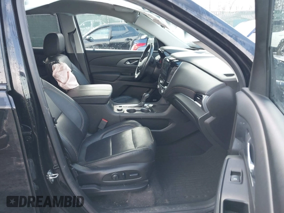2019 Chevrolet Traverse Premier with VIN 1GNEVKKW3KJ281770, listed as a IAAI auction lot 41632230 with 92,850 mi miles. Bid and sale history available at carsss.com. Image 5.