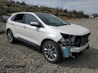 2017 Ford Edge Titanium with VIN 2FMPK4K97HBC21029, listed as a Copart auction lot 52618115 with 111,016 mi miles and Salvage Title. Bid and sale history available at carsss.com. Image 4.