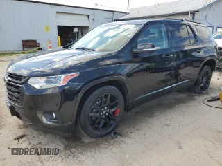 2021 Chevrolet Traverse Premier with VIN 1GNERKKW6MJ238743, listed as a Copart auction lot 57995125 with 61,096 mi miles and Salvage title. Bid and sale history available at DreamBid. Image 1.