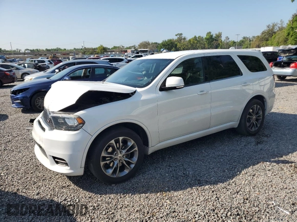 2019 Dodge Durango GT Plus with VIN 1C4RDHDG5KC549664, listed as a Copart auction lot 51383395 with 104,278 mi miles and Non Repairable. Bid and sale history available at carsss.com. Image 1.