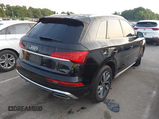 2023 Audi Q5 S line Premium with VIN WA1GAAFY0P2037363, listed as a IAAI auction lot 42372352 with 45,309 mi miles and . Bid and sale history available at DreamBid. Image 4.