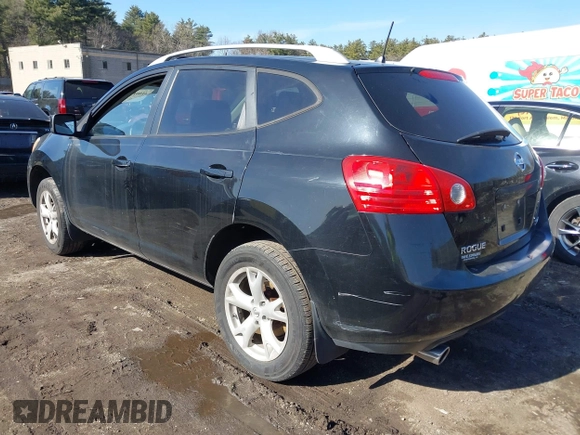 2008 Nissan Rogue SL with VIN JN8AS58V68W105814, listed as a IAAI auction lot 41801606 with 160,548 mi miles and . Bid and sale history available at DreamBid. Image 3.