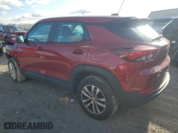 2021 Chevrolet TrailBlazer LS with VIN KL79MNSL0MB123823, listed as a Copart auction lot 82370674 with 48,229 mi miles and Salvage Title. Bid and sale history available at carsss.com. Image 2.