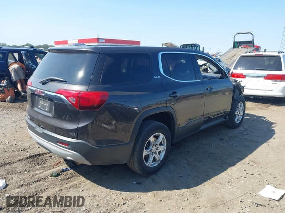 2019 GMC Acadia SLE with VIN 1GKKNKLAXKZ170072, listed as a IAAI auction lot 40532368 with 90,451 mi miles. Bid and sale history available at carsss.com. Image 4.