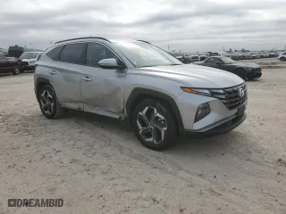 2024 Hyundai Tucson SEL with VIN 5NMJF3DE1RH357825, listed as a Copart auction lot 44828455 with 14,534 mi miles and Salvage Title. Bid and sale history available at carsss.com. Image 4.