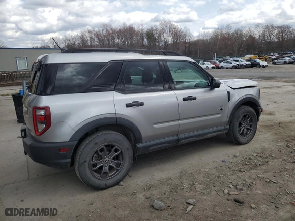 2022 Ford Bronco Sport Big Bend with VIN 3FMCR9B67NRD19469, listed as a Copart auction lot 51091455 with 11,093 mi miles and Salvage Title. Bid and sale history available at carsss.com. Image 3.