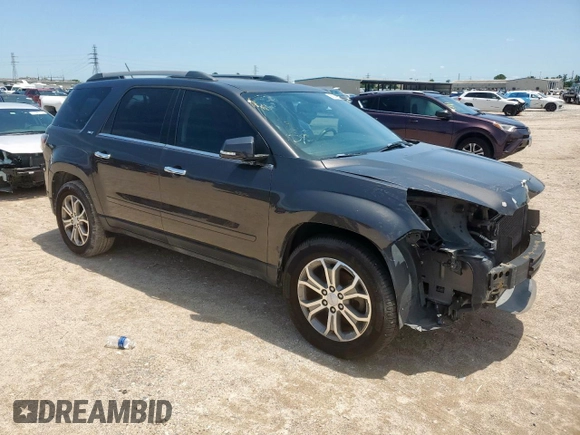 2014 GMC Acadia SLT z VIN 1GKKRRKDXEJ235983, wystawiony jako Copart lot #58784165 z przebiegiem 113 486 mil mil oraz Tytuł czysty. Historia ofert i sprzedaży dostępna na DreamBid. Obrazek 4.