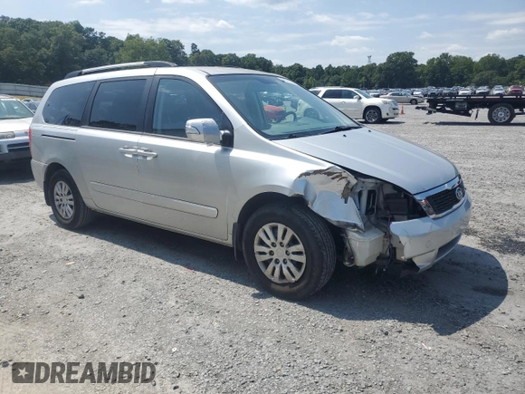2012 Kia Sedona LX with VIN KNDMG4C79C6471109, listed as a Copart auction lot 68013564 with 229,316 mi miles and Salvage Title. Bid and sale history available at carsss.com. Image 4.