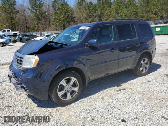 2012 Honda Pilot EX-L with VIN 5FNYF4H75CB071727, listed as a Copart auction lot 49464855 with 139,453 mi miles and Salvage Title. Bid and sale history available at DreamBid. Image 1.