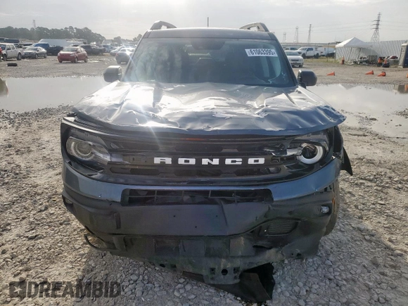 2024 Ford Bronco Sport Outer Banks with VIN 3FMCR9C65RRF13387, listed as a Copart auction lot 61063395 with 5,488 mi miles and Salvage title. Bid and sale history available at DreamBid. Image 5.