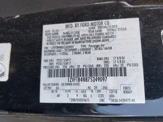 2007 Ford Mustang Deluxe with VIN 1ZVFT84N875349097, listed as a IAAI auction lot 42228909 with 131,351 mi miles and . Bid and sale history available at DreamBid. Image 9.