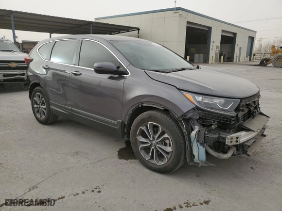2022 Honda CR-V EX with VIN 5J6RW1H54NA015673, listed as a Copart auction lot 43639825 with 23,135 mi miles and Salvage Title. Bid and sale history available at carsss.com. Image 4.