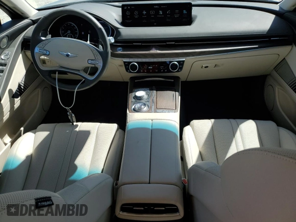 2024 Genesis G80 2.5T z VIN KMTGB4SC6RU227336, wystawiony jako Copart lot #48473755 z przebiegiem 8479 mil mil oraz Szkoda całkowita • Salvage title. Historia ofert i sprzedaży dostępna na DreamBid. Obrazek 8.