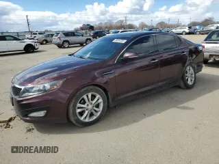 2012 Kia Optima EX with VIN 5XXGN4A74CG037395, listed as a Copart auction lot 49494385 with 124,661 mi miles and Salvage Title. Bid and sale history available at carsss.com. Image 1.