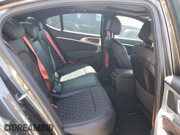 2023 Genesis G70 3.3T with VIN KMTG54TE9PU119801, listed as a Copart auction lot 71101794 with 17,677 mi miles and Non Repairable. Bid and sale history available at carsss.com. Image 10.