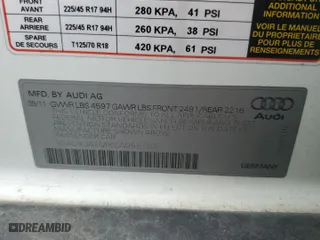 2012 Audi A3 2.0 TDI Premium Plus with VIN WAUKJAFMXCA055167, listed as a Copart auction lot 42963235 with 65,090 mi miles and Salvage Title. Bid and sale history available at carsss.com. Image 12.