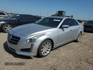 2016 Cadillac CTS RWD with VIN 1G6AP5SX4G0132098, listed as a Copart auction lot 52594175 with 104,683 mi miles and Salvage Title. Bid and sale history available at DreamBid. Image 1.