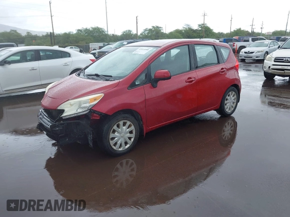 2014 Nissan Note SV with VIN 3N1CE2CP7EL392667, listed as a IAAI auction lot 41814980 with 80,475 mi miles and . Bid and sale history available at DreamBid. Image 2.