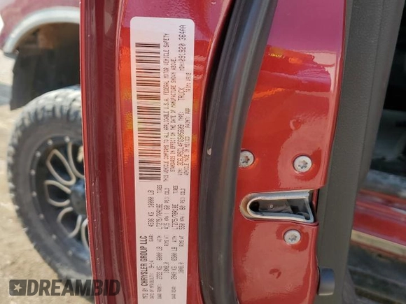 2015 Ram 2500 Tradesman with VIN 3C6UR5CL4FG505609, listed as a Copart auction lot 58455224 with 199,066 mi miles and Salvage Title. Bid and sale history available at carsss.com. Image 12.