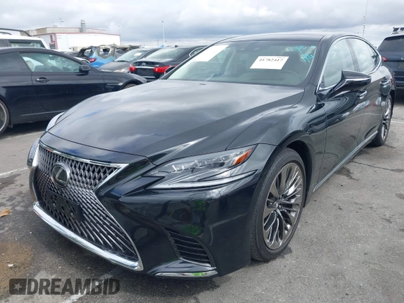 2020 Lexus LS with VIN JTHG5LFF4L5011134, listed as a IAAI auction lot 41782417 with 14,070 mi miles and . Bid and sale history available at DreamBid. Image 18.