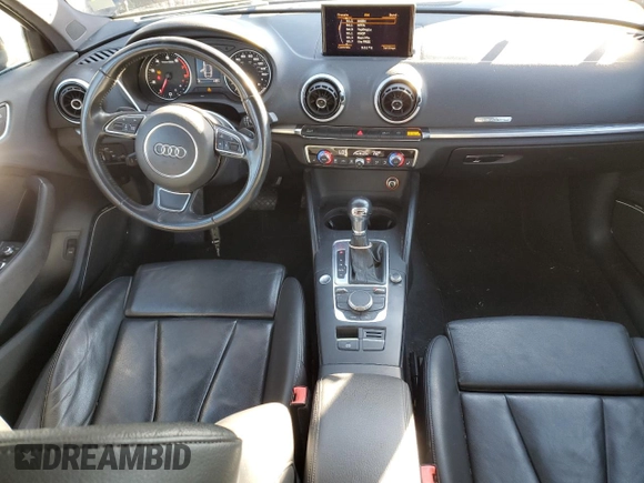 2015 Audi A3 2.0T Premium Plus with VIN WAUEFGFF9F1010227, listed as a Copart auction lot 41621014 with 99,378 mi miles. Bid and sale history available at carsss.com. Image 8.